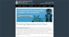 Desktop Screenshot of fraudinvestigativeservices.com